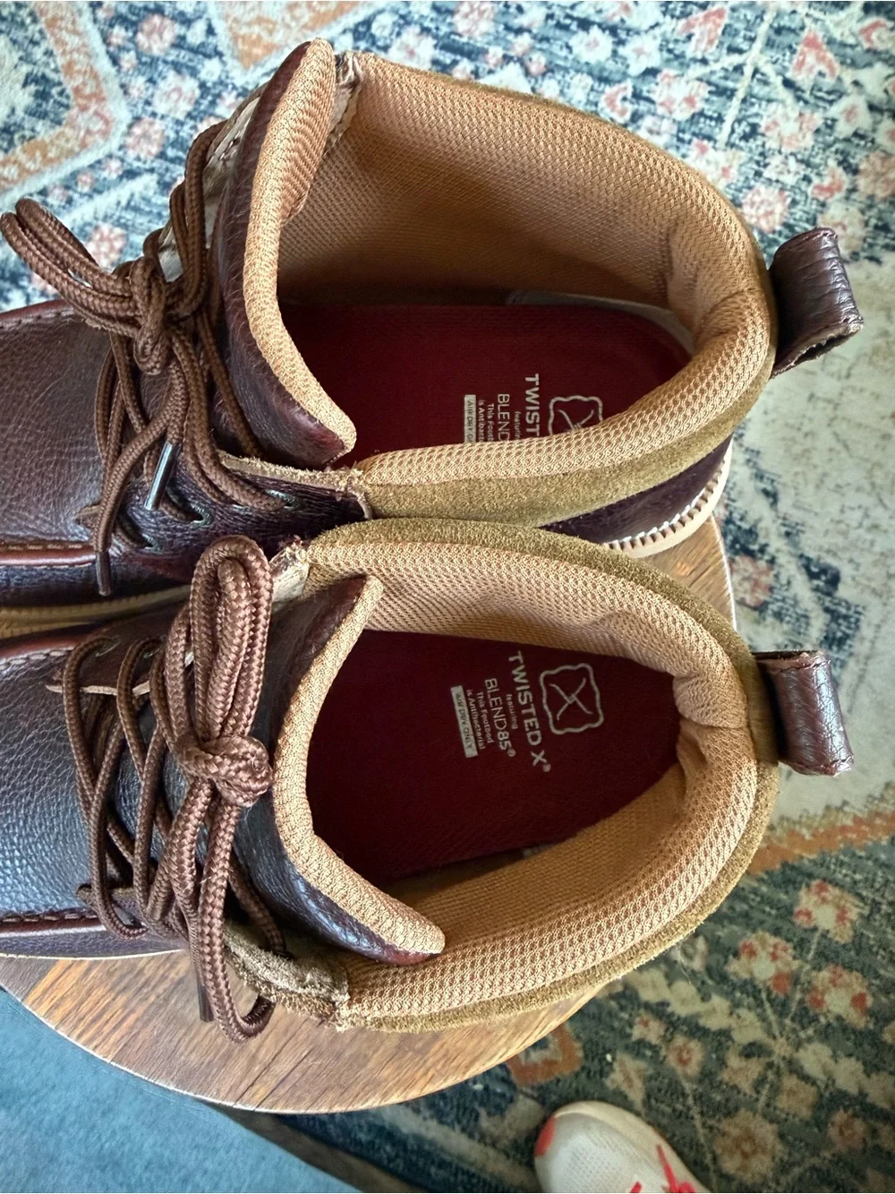 Twisted X Men's Dark Brown Moc-Toe Chukka Boots